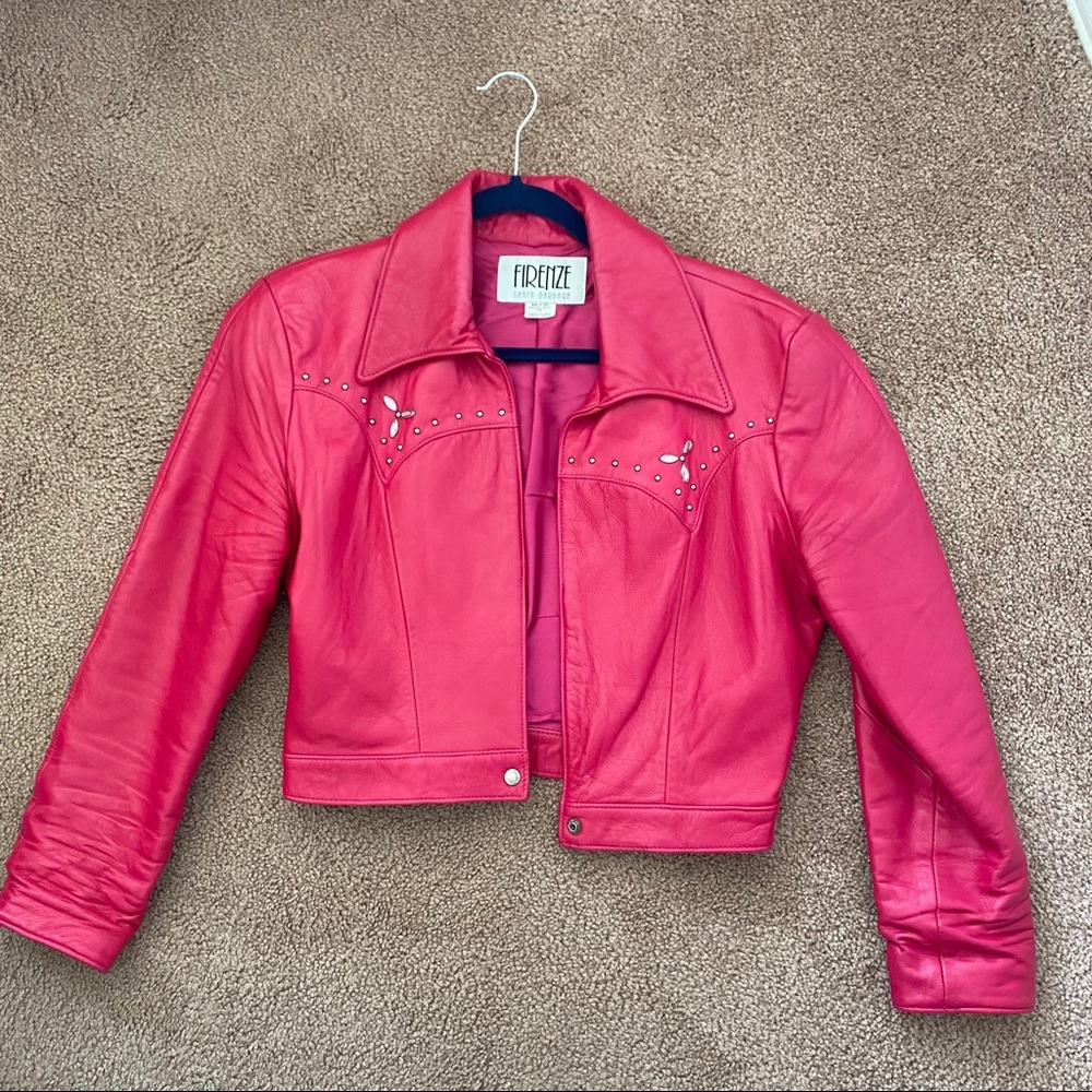 80s Vintage Leather Jacket